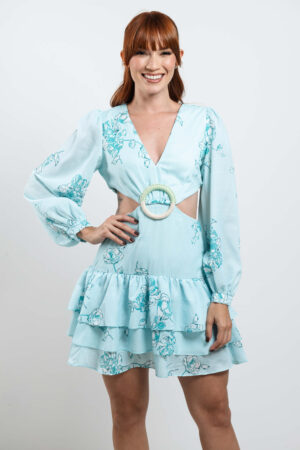 Vestido celeste