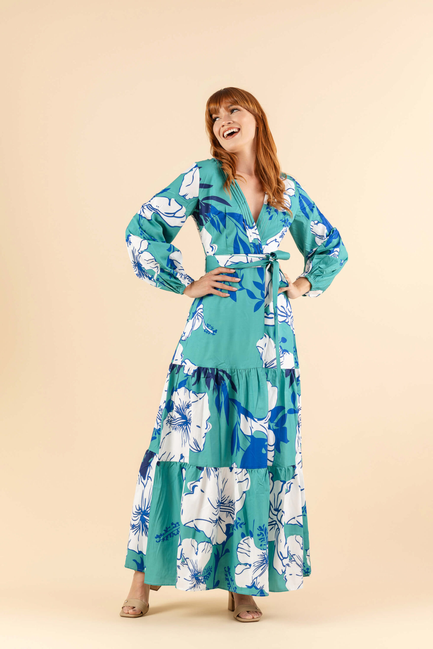 Maxi dress estampado