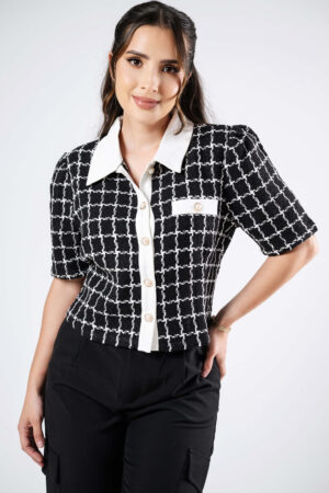 Blusa de cuadros