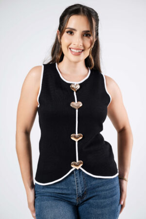 Blusa corazones